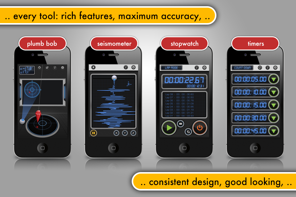Image of Multi Measures HD - The all-in-1 measuring toolkit for iPhone